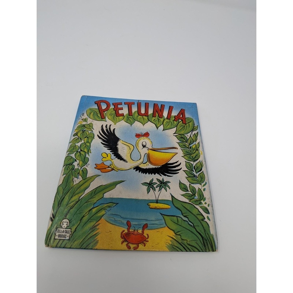 Vintage Whitman Top Top Tales Book ~ PETUNIA by Alice Sankey - EXCELLENT!